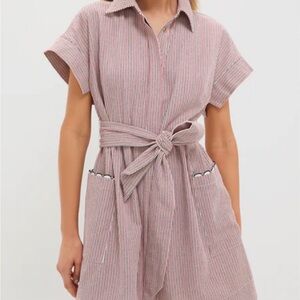 NWT Tuckernuck Red and Blue Stripe Mini Ceci Dress